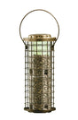 Perky-Pet Squirrel Stumper Wild Bird 3 lb Metal/Plastic Twist-Lock Lid Bird Feeder 8 ports, Pack of 2