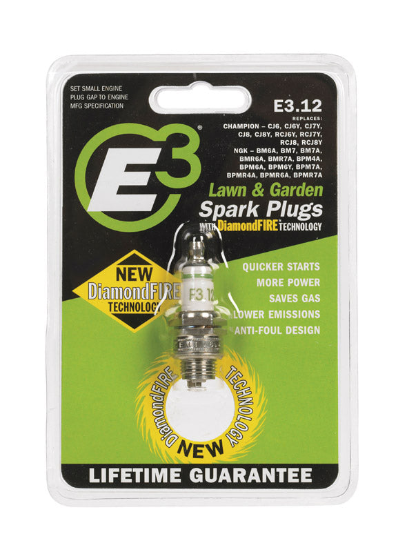 E3 Lawn and Garden Spark Plug E3.12, Pack of 6
