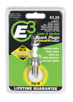 E3 Lawn and Garden Spark Plug E3.20, Pack of 6