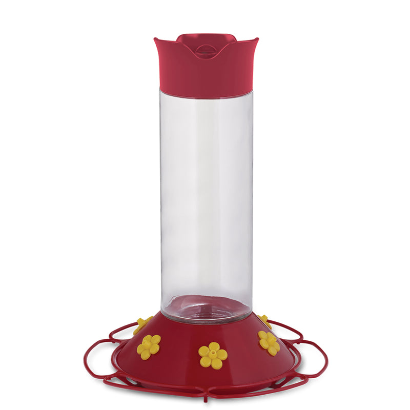 Perky-Pet Hummingbird 30 oz Glass/Plastic Nectar Bird Feeder 6 ports, Pack of 2