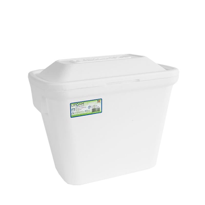 Lifoam Lifoam White 28 qt Cooler, Pack of 12