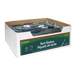 Coghlan's Silver Tent Stakes 0.25 in. W X 12 in. L 1 pk, Pack of 50