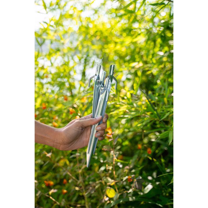 Coghlan's Silver Tent Stakes 0.25 in. W X 12 in. L 1 pk, Pack of 50