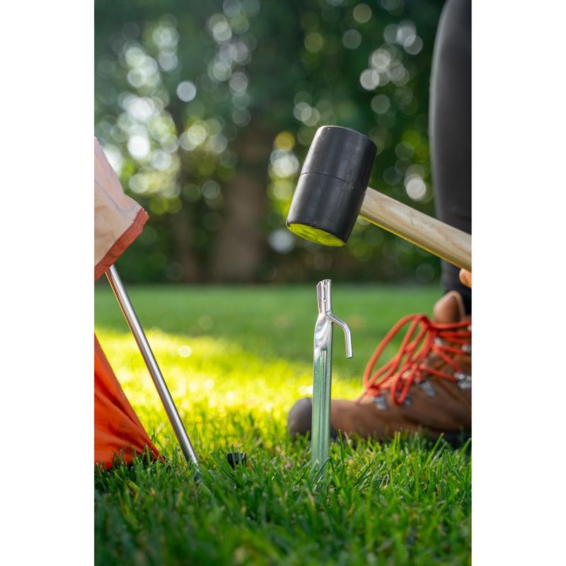 Coghlan's Silver Tent Stakes 0.25 in. W X 12 in. L 1 pk, Pack of 50