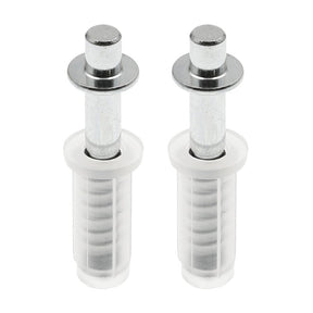 Prime-Line N 6700 Door Pivot, 3/8 in Dia Base, 1 in H Base, Plastic
