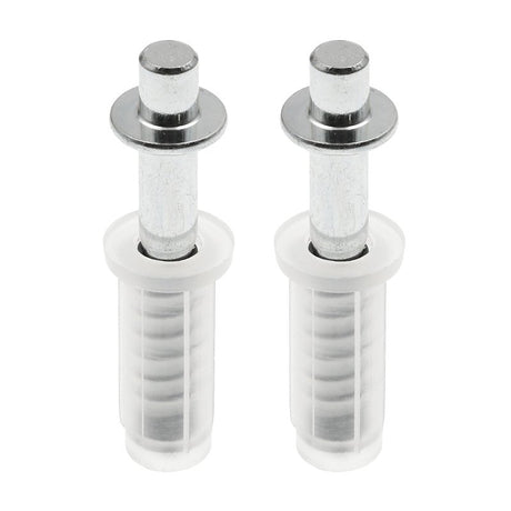 Prime-Line N 6700 Door Pivot, 3/8 in Dia Base, 1 in H Base, Plastic