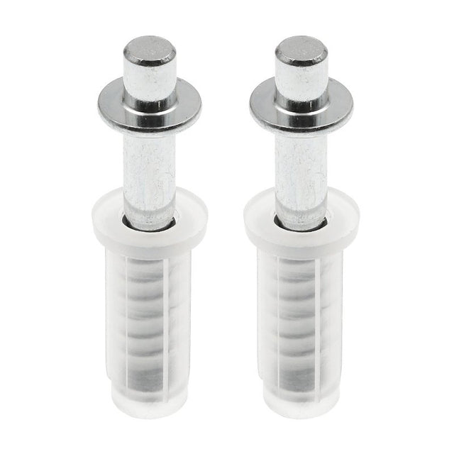 Prime-Line N 6700 Door Pivot, 3/8 in Dia Base, 1 in H Base, Plastic