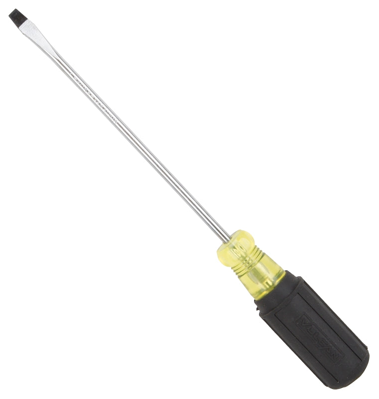 Vulcan MP-SD04 Screwdriver, 3/16 in Drive, Slotted Drive, 9-5/8 in OAL, 6 in L Shank, PVC/Rubber Handle