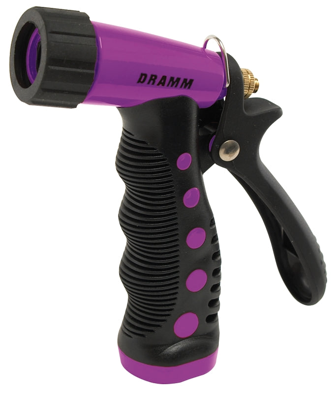Dramm 60-12726 Heavy-Duty Variable Spray Pistol Nozzle, Metal, Berry
