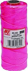 Marshalltown ML340 Mason Line, 500 ft L Line, Fluorescent Pink Line