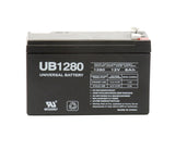 Universal Power Group UB1280 8 Ah 12 V Universal Battery, Pack of 2
