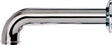 Plumb Pak PP20203 Wall Tube, 1-1/4 in, 7 in L, Brass, Chrome