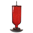 Perky-Pet Hummingbird 16 oz Glass/Metal/Plastic Antique Bottle Nectar Bird Feeder 4 ports, Pack of 2