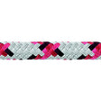 Samson 435026405030 XLS3 Yacht Braid, 13/32″ (10mm) x 500', White w/Red Tracer