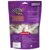 Dingo Small Adult Rawhide Bone Chicken 4 in. L 6 pk