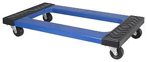 ProSource PFD-3018 Furniture Dolly, 1000 lb, 30 in W Platform, 18 in D Platform, Polypropylene Platform