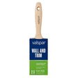 Valspar Wall and Trim Series 881445250 Paint Brush, 2-1/2 in W, Flat Brush, Polyester Bristle