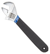 Vulcan JL149083L Adjustable Wrench, 8 in OAL, 1.04 in Jaw, Steel/Vinyl, Chrome, Non-Slip Grip Handle