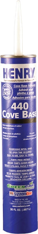 Henry 12107 Cove Base Adhesive, Beige, 30 oz Cartridge