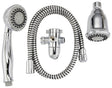 Stylewise K750CP Shower Head Kit, 1.8 gpm, 3 -Spray Function, Polished Chrome, 60 in L Hose