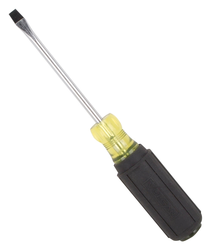 Vulcan MP-SD05 Screwdriver, 1/4 in Drive, Slotted Drive, 8-1/4 in OAL, 4 in L Shank, Plastic/Rubber Handle