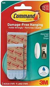 Command 17615B Replacement Strip, White, 3 to 5 lb