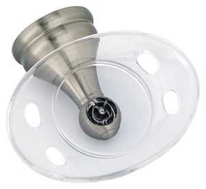 Boston Harbor L5057P-13B-10-3L Toothbrush/Tumbler Holder, Acrylic/Zinc, Brushed Nickel, Wall