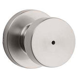 Kwikset Signature Series 730PSK RDT 15 CP Privacy Lockset, Pismo Design, Knob Handle, Satin Nickel, Zinc, Silver, Yes