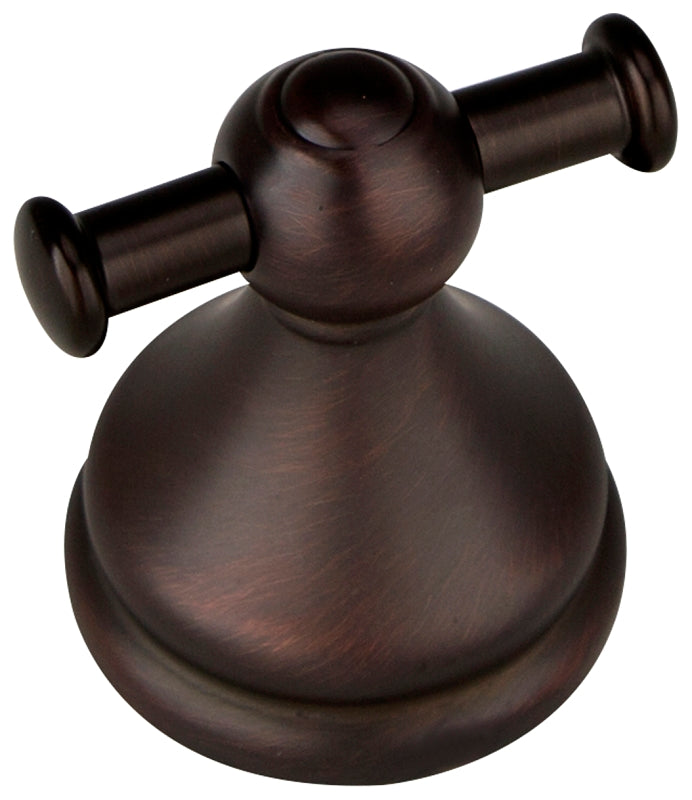 Boston Harbor L5053-50-10-3L Double Robe Hook, 2 -Hook, Zinc, Oil-Rubbed Bronze, Wall