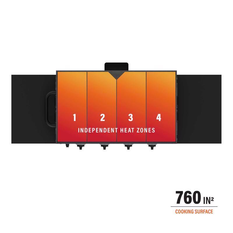 Blackstone 4 Burner Liquid Propane Outdoor Griddle Black