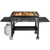 Blackstone 4 Burner Liquid Propane Outdoor Griddle Black