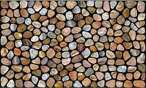 Apache Mills Masterpiece AP772-1029F Door Mat, 30 in L, 18 in W, Pebble Beach Pattern, Flocked Fiber Surface