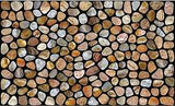 Apache Mills Masterpiece AP772-1029F Door Mat, 30 in L, 18 in W, Pebble Beach Pattern, Flocked Fiber Surface