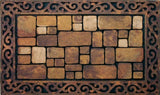 Apache Mills Masterpiece AP764-4000F Door Mat, 18 in W, Rectangular