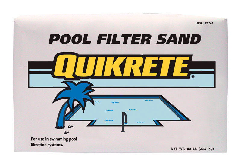 Quikrete 1153-50 Filter Sand, Tan, 50 lb Bag