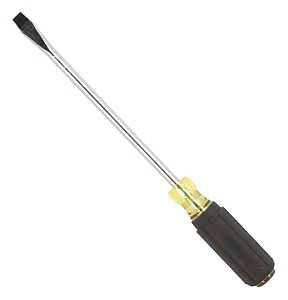 Vulcan MP-SD08 Screwdriver, 3/8 in Drive, Slotted Drive, 12-1/2 in OAL, 8 in L Shank, Plastic/Rubber Handle