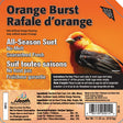 Heath 16646 Sunflower Seed Wild Bird Food, 11.25 oz, All-Season, Suet, Cake, Orange Burst, Pack of 12
