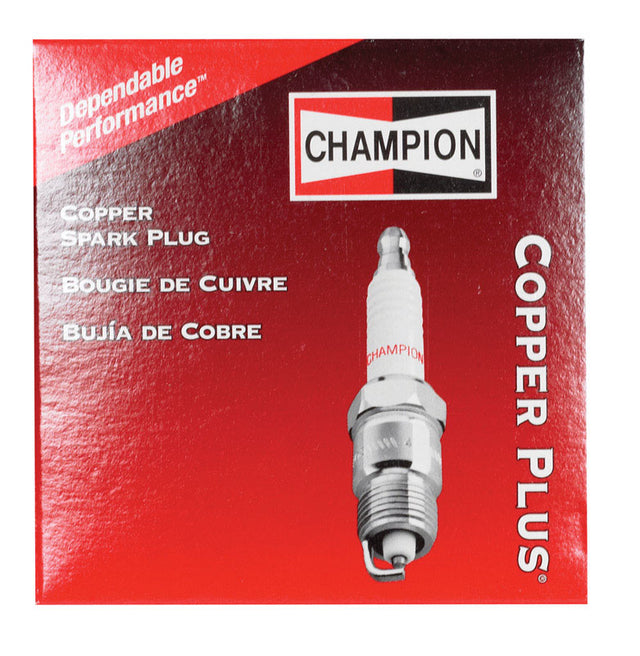 Champion Copper Plus Spark Plug RJ12YC, Pack of 4