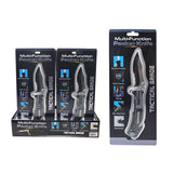 Diamond Visions Multi-Function Pocket Knife Black 1 pc, Pack of 8