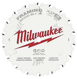 Milwaukee 48-40-0520 Circular Saw Blade, 5-1/2 in Dia, 10 mm Arbor, 18-Teeth, Carbide Cutting Edge