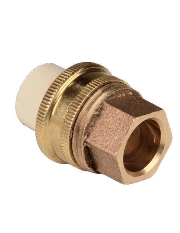 Nibco T00040J Pipe Coupling, 3/4 in, Slip-Joint, CPVC, White