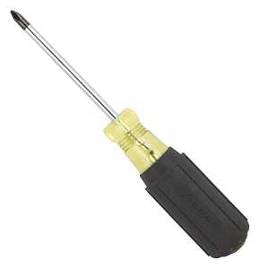 Vulcan MP-SD10 Screwdriver, 1 Drive, Phillips Drive, 6-3/4 in OAL, 3 in L Shank, Plastic/Rubber Handle