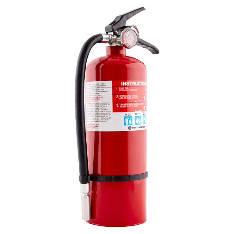 First Alert Pro Series 5 lb Fire Extinguisher For Household OSHA/US Coast Guard Agency Approval, Pack of 2