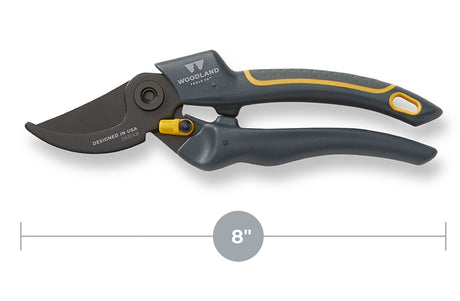 Woodland Tools Co Compact Duralight 05-2002-100 Pruner, 5/8 in Cutting Capacity, Carbon Steel Blade, Steel Blade