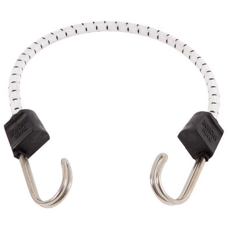Keeper Twin Anchor White Bungee Cord 18 in. L X 0.315 in. 1 pk, Pack of 10