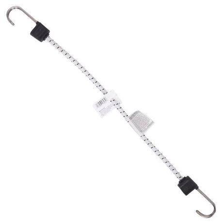 Keeper Twin Anchor White Bungee Cord 18 in. L X 0.315 in. 1 pk, Pack of 10