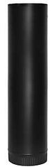 Imperial BM0111 Stove Pipe, 1200 deg F, 6 in Dia, 24 in L, Steel, Black, Pack of 10