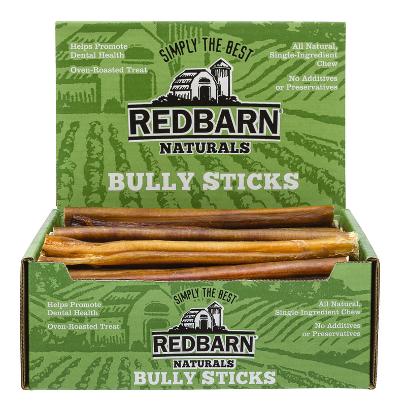 Redbarn Naturals Beef Grain Free Bully Stick For Dogs 0.65 oz 9 in. 1 pk, Pack of 50