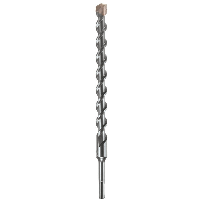 Bosch Bulldog HC2124 Hammer Drill Bit, 3/4 in Dia, 12 in OAL, Optimized Flute, 4-Flute, 25/64 in Dia Shank