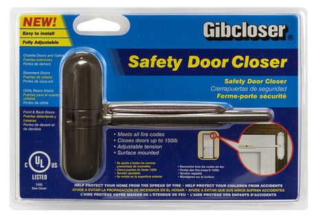 Gibcloser USA KC17HD Door Closer, Automatic, 150 lb